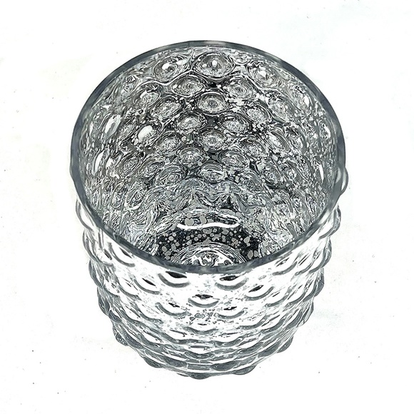 Silver Mercury Glass Candle Holder - Picture 3 of 4